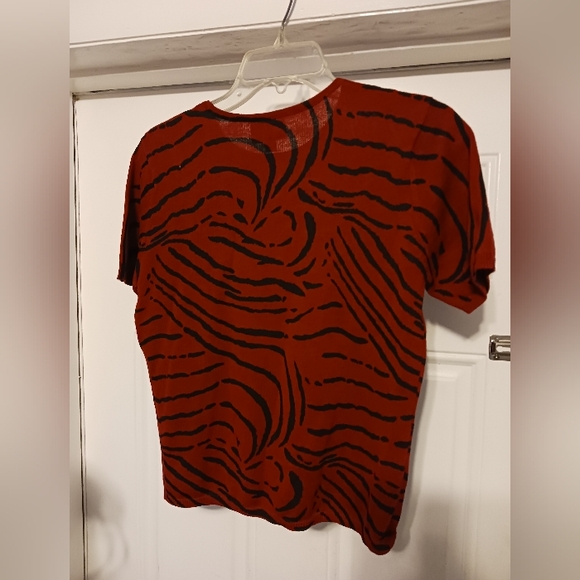 👖Dana Buchman High Rise Straight Leg 🛍High Waist&Sz 10👚KASPER Blouse.2 Gift! - Picture 4 of 8